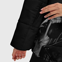 Куртка зимняя женская Фредди Меркьюри, цвет: 3D-черный — фото 2