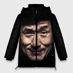 Куртка зимняя женская Джеки Чан, цвет: 3D-черный