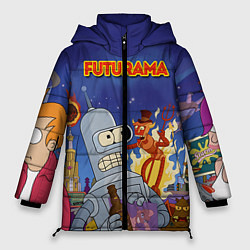 Куртка зимняя женская Futurama Devil, цвет: 3D-черный