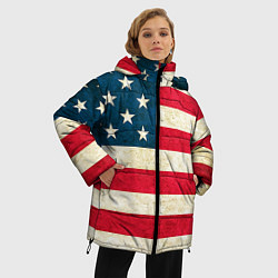 Куртка зимняя женская США, цвет: 3D-черный — фото 2