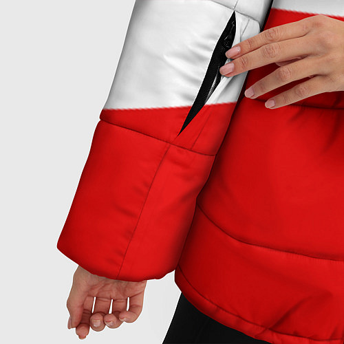 Женская зимняя куртка Россия СССР / 3D-Красный – фото 5