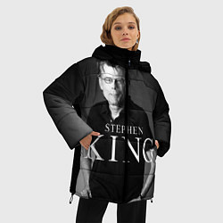Куртка зимняя женская Стивен Кинг, цвет: 3D-светло-серый — фото 2