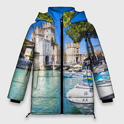 Куртка зимняя женская Италия, цвет: 3D-светло-серый