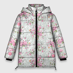 Женская зимняя куртка Flower pattern
