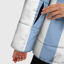 Куртка зимняя женская Сборная Аргентины: ЧМ-2018, цвет: 3D-черный — фото 2