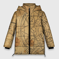 Куртка зимняя женская Дневник алхимика, цвет: 3D-светло-серый