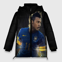 Куртка зимняя женская Neymar: Brasil Team, цвет: 3D-красный