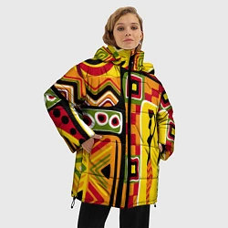 Куртка зимняя женская Африка, цвет: 3D-черный — фото 2