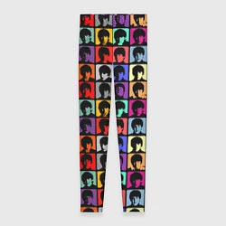 Леггинсы женские The Beatles: pop-art, цвет: 3D-принт