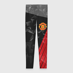 Леггинсы женские FC Manchester United: Abstract, цвет: 3D-принт