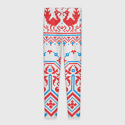 Леггинсы женские Старославянский узор, цвет: 3D-принт