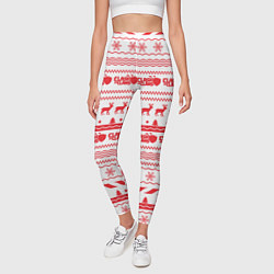 Леггинсы женские Clash of Clans: NY Pattern, цвет: 3D-принт — фото 2