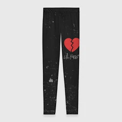 Леггинсы женские Lil Peep: Broken Heart, цвет: 3D-принт