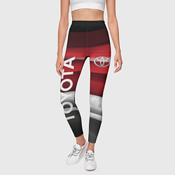 Леггинсы женские TOYOTA, цвет: 3D-принт — фото 2