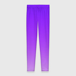 Леггинсы женские Фиолетовый космос, цвет: 3D-принт