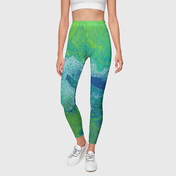 Леггинсы женские Художественная Тина, цвет: 3D-принт — фото 2