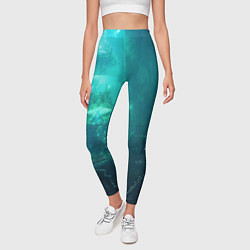 Леггинсы женские Дно морское, цвет: 3D-принт — фото 2
