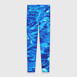 Леггинсы женские Голубая Вода Текстура, цвет: 3D-принт