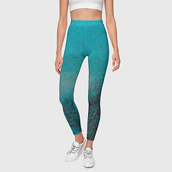 Леггинсы женские Препятствия на пути к цели, цвет: 3D-принт — фото 2