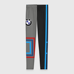 Леггинсы женские Автомобиль BMW БМВ, цвет: 3D-принт