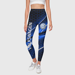 Леггинсы женские VOLKSWAGEN LOGO SPORT, цвет: 3D-принт — фото 2