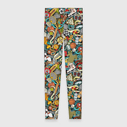 Леггинсы женские СПОРТ Athlete, цвет: 3D-принт