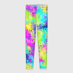 Женские легинсы Пиксельный камуфляж Диско 3