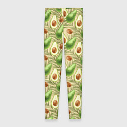 Женские легинсы Авокадо Паттерн 3D