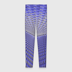 Леггинсы женские Неоновые кубы - оптическая иллюзия, цвет: 3D-принт
