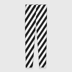 Леггинсы женские Черно-белые полоски, цвет: 3D-принт