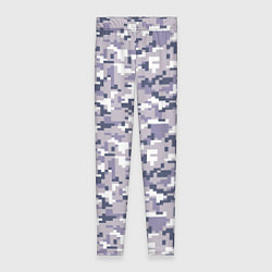 Леггинсы женские Камуфляж ACUpat серый пиксель, цвет: 3D-принт