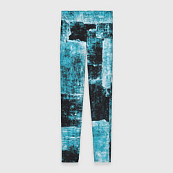 Женские легинсы Голубой абстракт