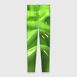 Леггинсы женские Зеленая слизь, цвет: 3D-принт
