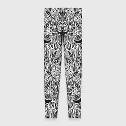 Женские легинсы Bats and moths - gothic pattern