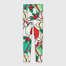 Женские легинсы Узор с новогодними падарками