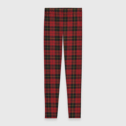 Леггинсы женские Pajama pattern red, цвет: 3D-принт