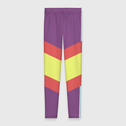 Леггинсы женские Винтажный цвет 60 годов, цвет: 3D-принт