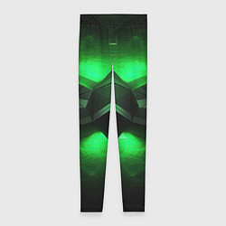 Женские легинсы Абстрактное царство зелени