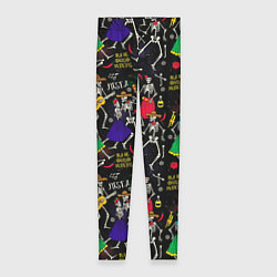 Женские легинсы Dia de los muertos