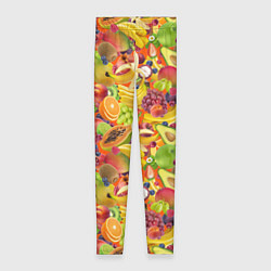 Женские легинсы Экзотические фрукты и ягоды