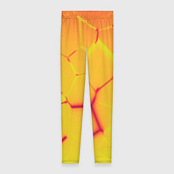 Женские легинсы Плиты желтые броня