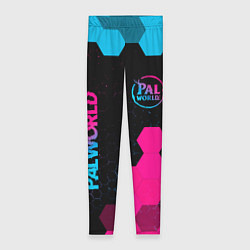 Женские легинсы Palworld - neon gradient вертикально