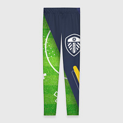 Леггинсы женские Leeds United football field, цвет: 3D-принт