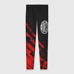 Леггинсы женские AC Milan sport grunge, цвет: 3D-принт