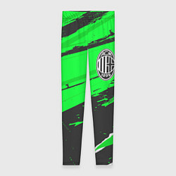 Леггинсы женские AC Milan sport green, цвет: 3D-принт