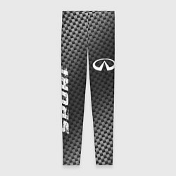 Леггинсы женские Infiniti sport carbon, цвет: 3D-принт