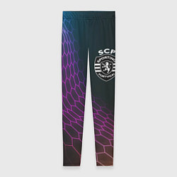 Женские легинсы Sporting футбольная сетка