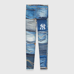 Женские легинсы Patchwork - New York yankees baseball team