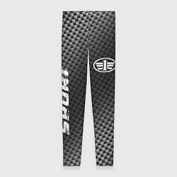 Леггинсы женские FAW sport carbon, цвет: 3D-принт