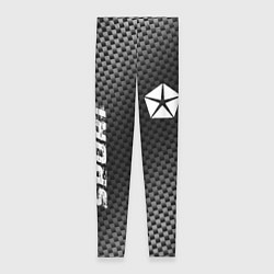 Леггинсы женские Jeep sport carbon, цвет: 3D-принт